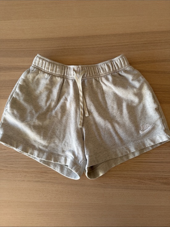 Nike Pants - Nike Women's Light Heather Gray Athletic Fleece Shorts